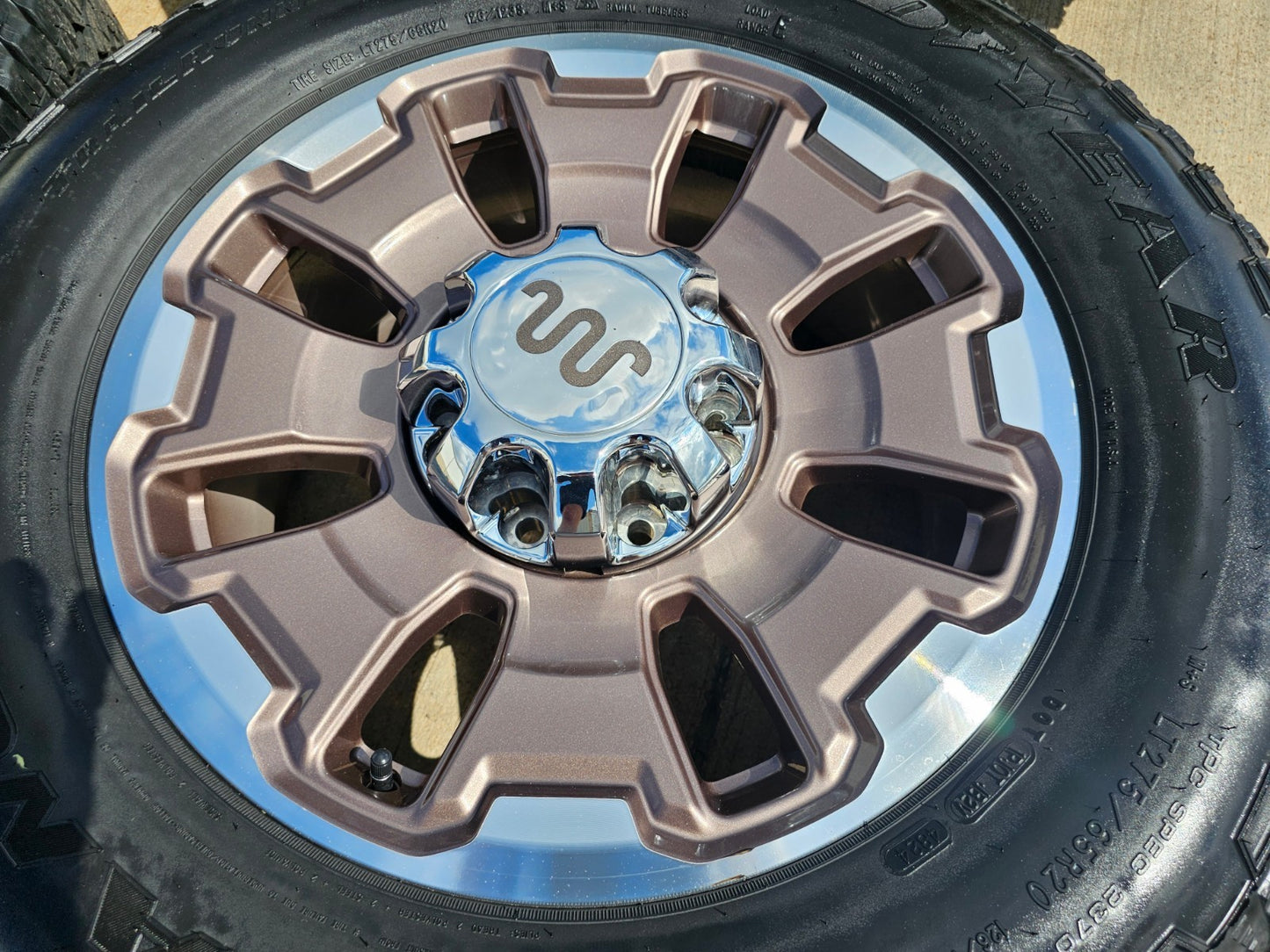 20" Ford F-250 F-350 OEM 10487 LIMITED KING RANCH tan wheels rims GOODYEAR