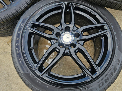 18" Mercedes CLA250 C E S Class OEM 85530 wheels rims tires PIRELLI NEW