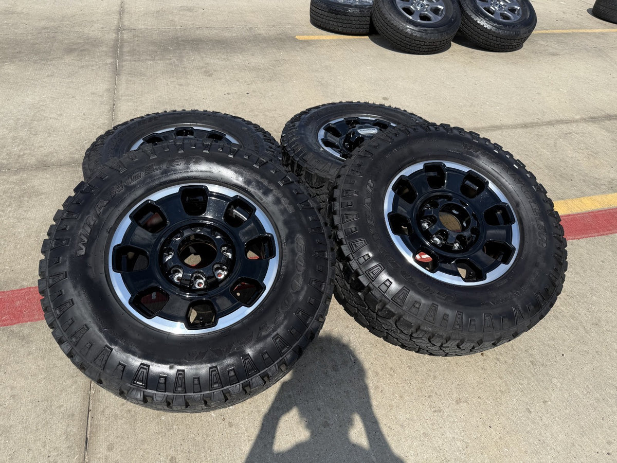 18" Ford F-250 F-350 OEM TREMOR rims wheels 10482 tires SET GOODYEAR DURATRAC AT