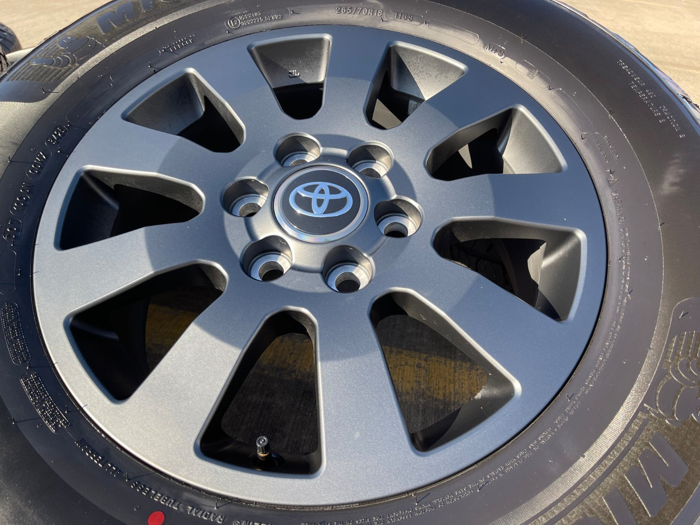 18" Toyota Land Cruiser OEM TRD wheels rims 95952 Tundra Sequoia MICHELIN NEW