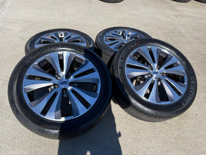 20" Subaru Ascent Outback Legacy Forester OEM 68872 wheels rims NEW MICHELIN