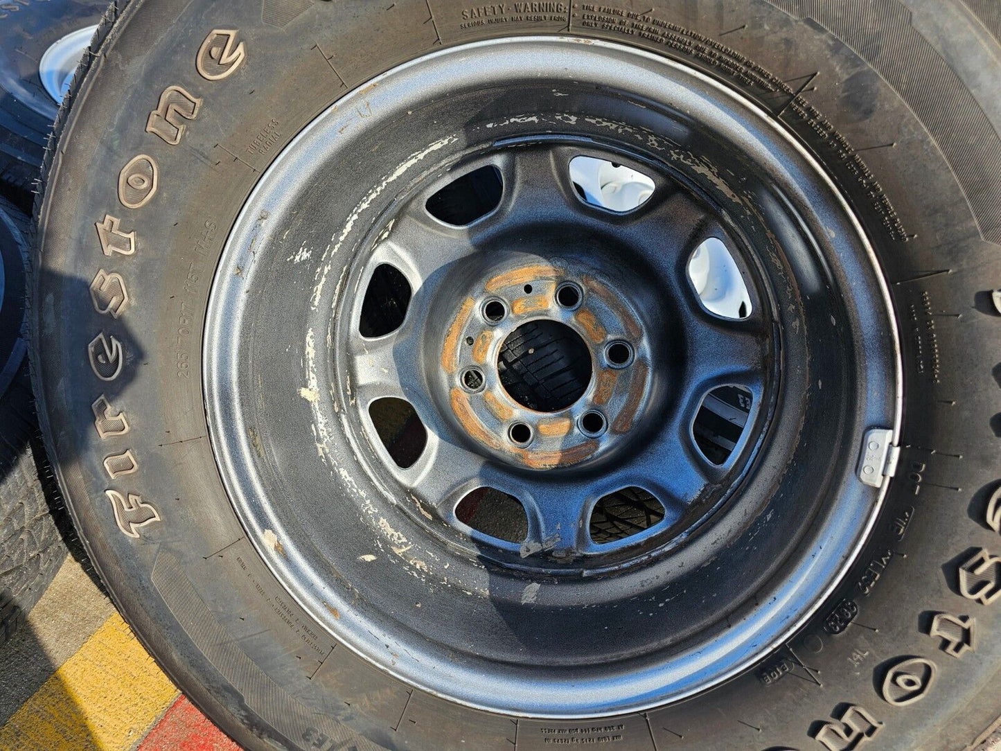 17" Ford F-150 OEM rims wheels 3857 tires steel 2020 2021 2022 2023 2024