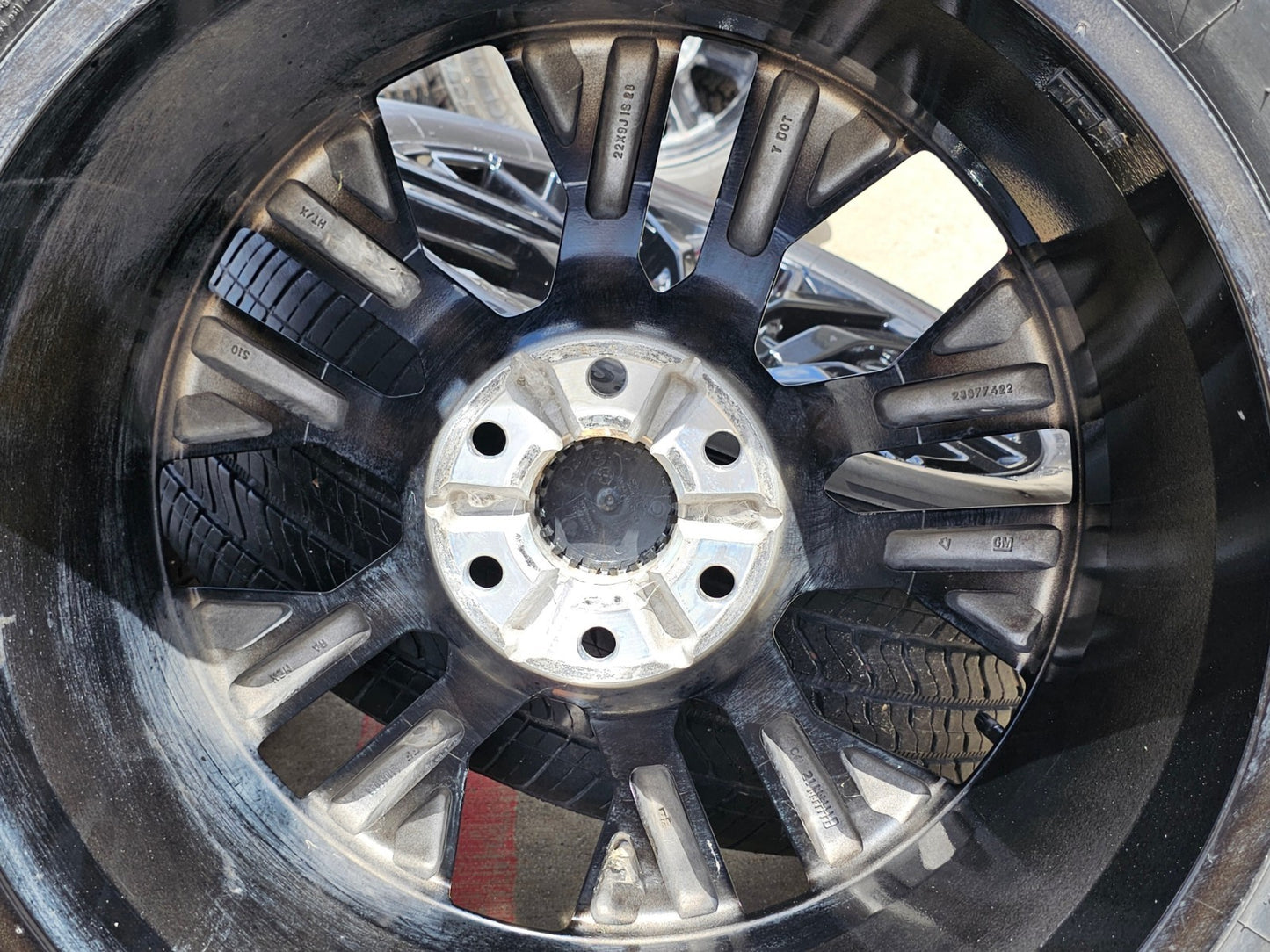 22" GMC Yukon Sierra OEM Chevy Silverado Tahoe 5903 wheels rims BRIDGESTONE