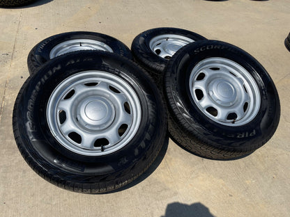 17" Ford F-150 OEM rims wheels 3857 steel SET PIRELLI A/T