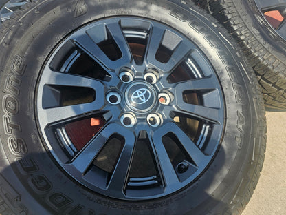 18" Toyota Land Cruiser OEM wheels rims tires Tundra Sequoia NEW BRIDGESTONE