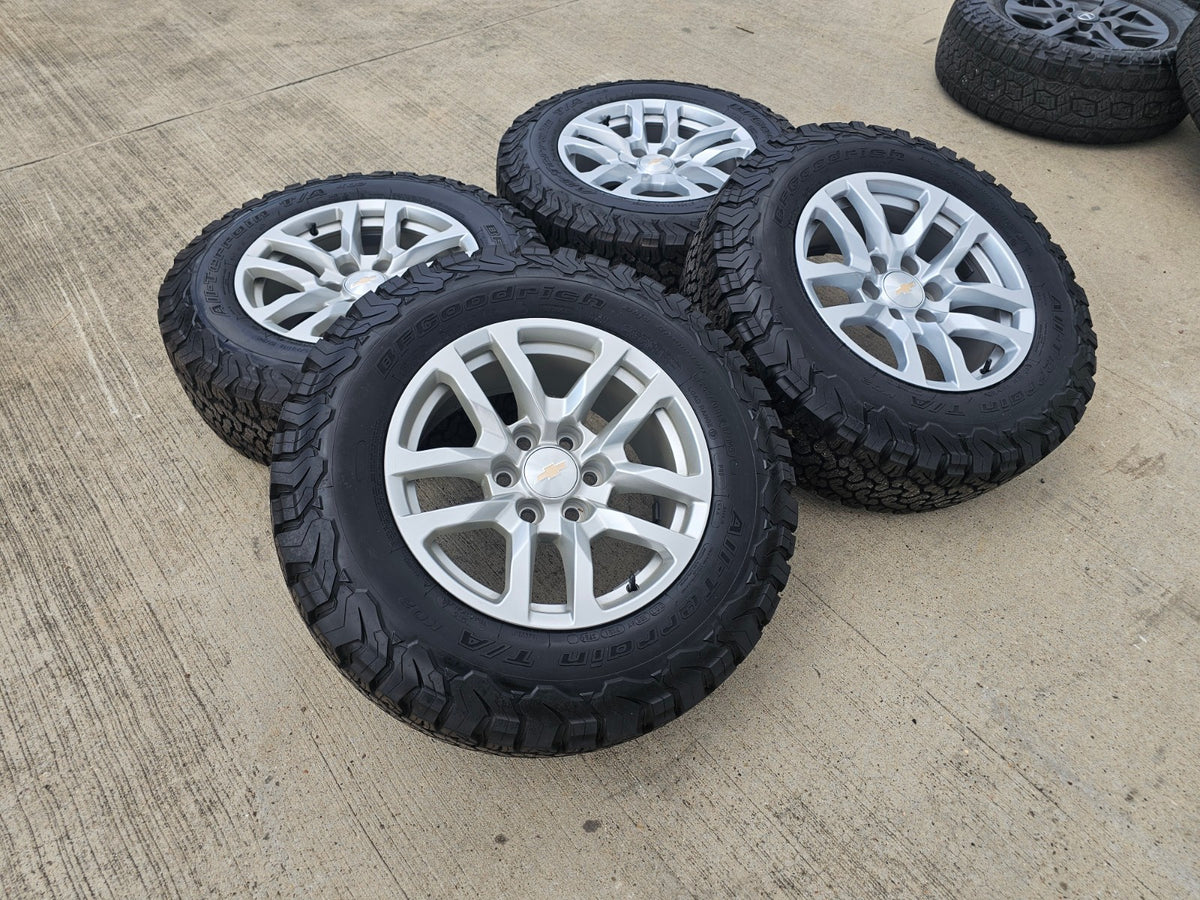 18" Chevy Silverado Suburban Tahoe OEM 5912 wheels rims Yukon Sierra BFG NEW
