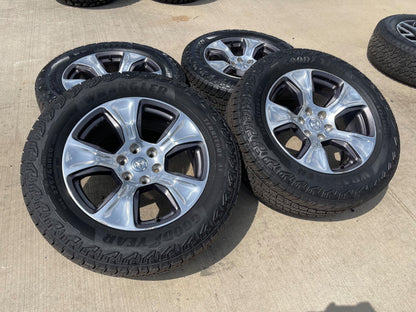 20" Dodge Ram 1500 OEM Laramie LONG HORN wheels rims 2674 tires SET GOODYEAR