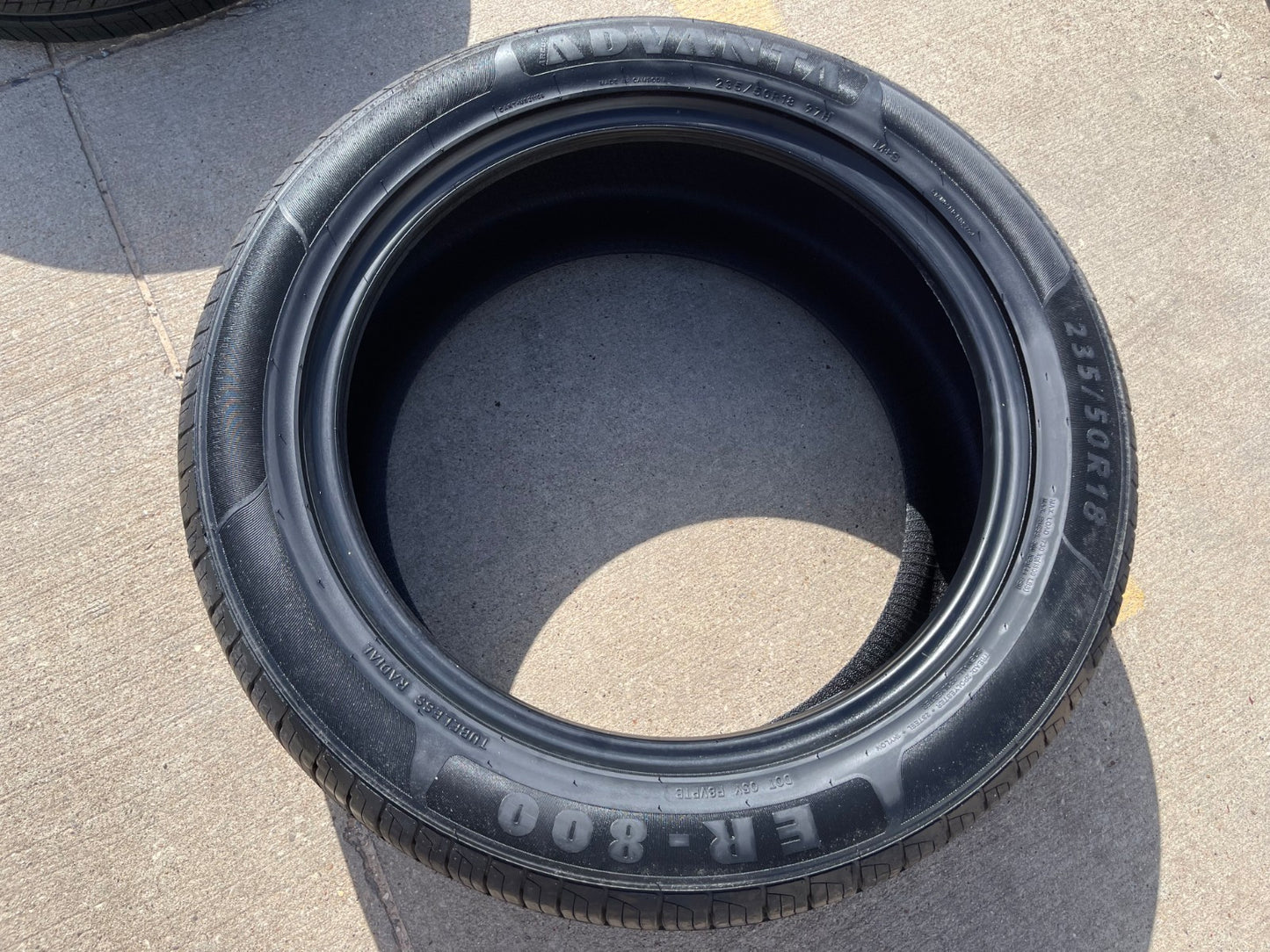 (1) 235/50/18 Advanta ER-800 A/S tire 235/50R18 97H NEW