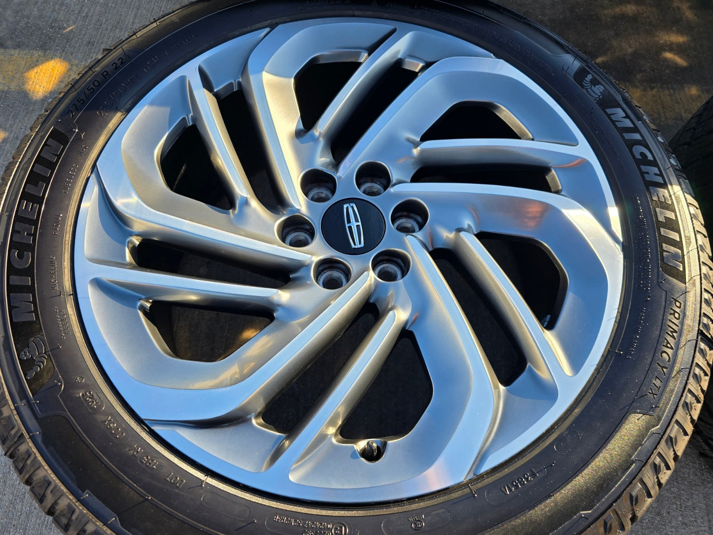 22" Lincoln Navigator OEM 94225 rims wheels BLACK LABEL 2025 2026 MICHELIN NEW