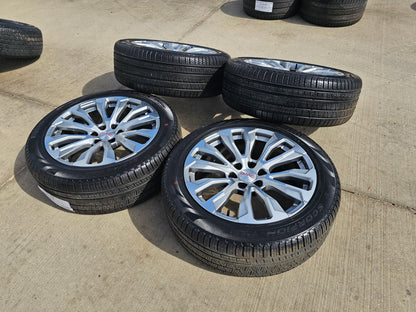 22" GMC Yukon Sierra DENALI OEM wheels rims SET 14025 97000 tires PIRELLI NEW