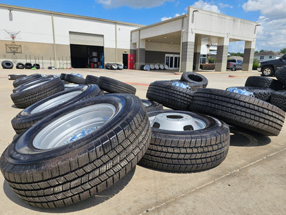 (6) 17" Ford F-350 Dually OEM rims wheels 3615 99016 tires SET MICHELIN M/S2 NEW