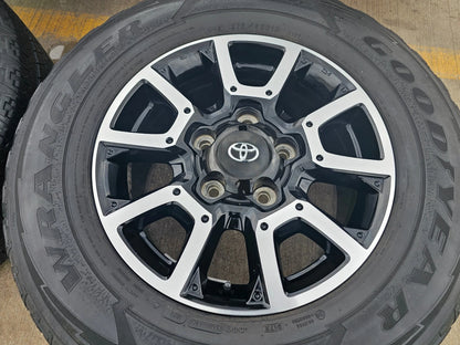 18" Toyota Tundra Sequoia TRD PRO black OEM wheels rims 5x150 tires 75157
