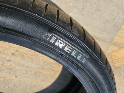 (1) 265/35/21 Pirelli P Zero tire Elect LM1 NEW take off!