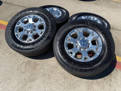 18" Ram 2500 3500 Laramie Power Wagon OEM wheels rims 2693 tires FIRESTONE H/T2