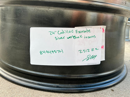(1) 24" Cadillac Escalade V Platinum OEM wheel rim spare 2024 2025 2026