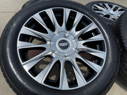 22" Cadillac Escalade PLATINUM OEM wheels rims GMC Sierra SET FITS 1999-2027 NEW