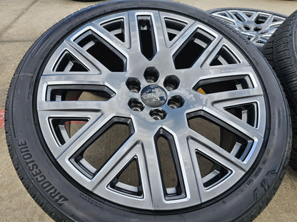 24" GMC Yukon Sierra DENALI OEM wheels rims tires 2023 2024 2025 2026 2027 NEW