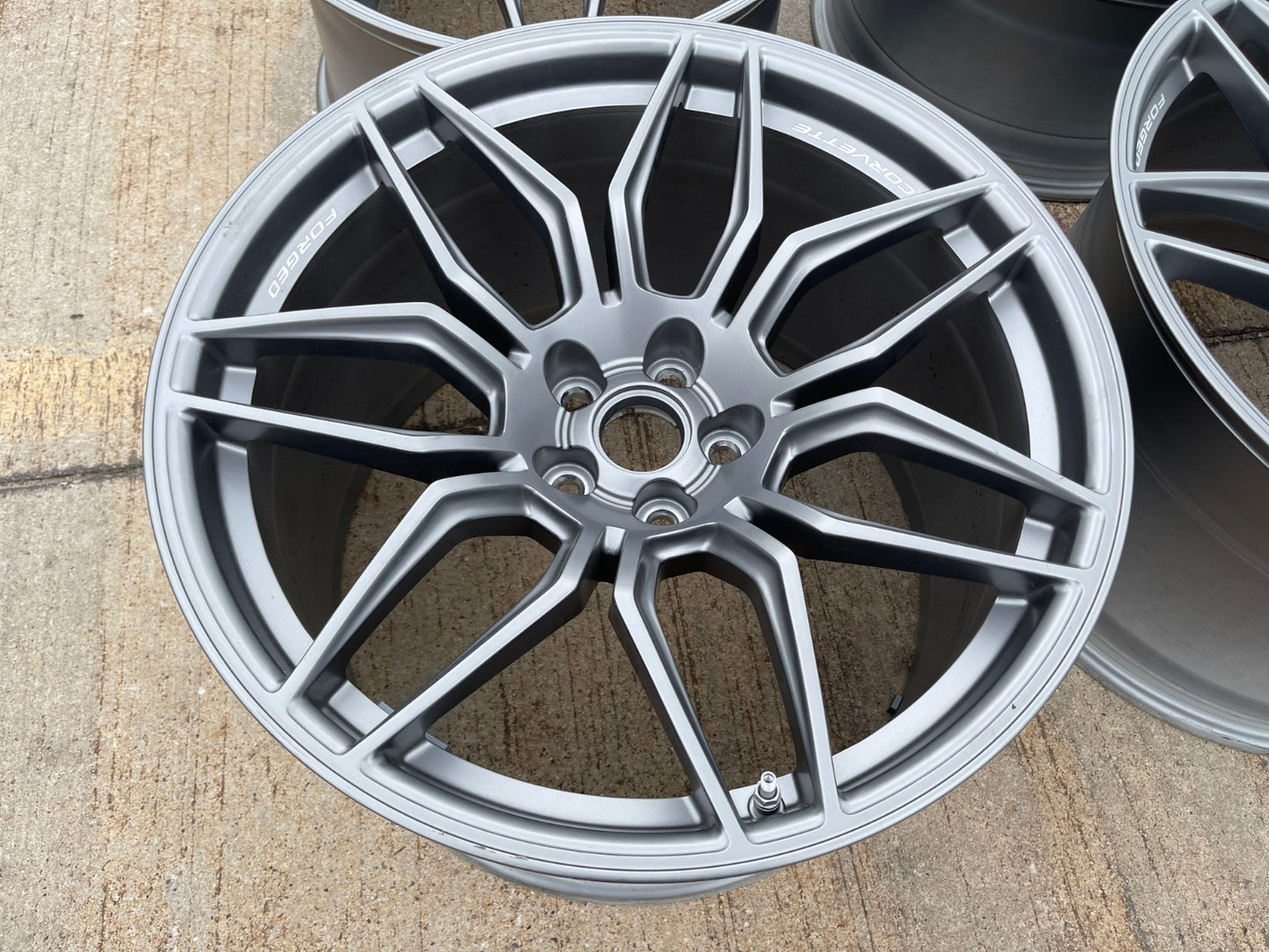20" + 21" Chevy Corvette Z06 C8 OEM 95580 95581 wheels rims 2024 2025 2026 NEW