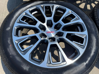 22" GMC Yukon Sierra DENALI OEM wheels rims Tahoe PIRELLI 2025 2026 2027 NEW