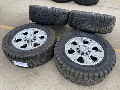 20" Dodge Ram 2500 3500 OEM 2477 CHROME wheels rims tires 35"