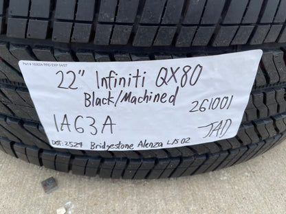 22" Infiniti QX80 QX56 Nissan Titan Armada OEM wheels rims 2025 2026 2027 NEW