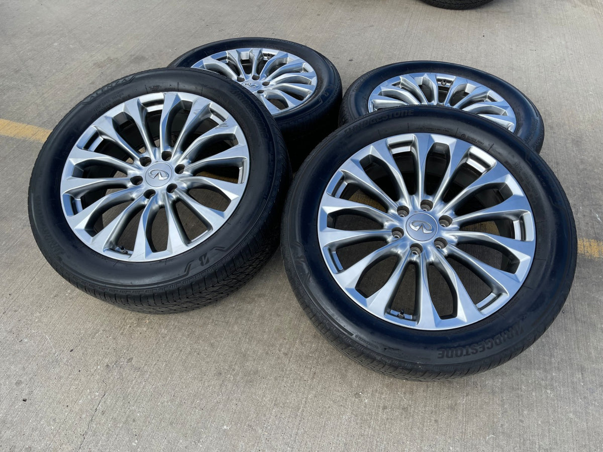 22" Infiniti QX80 QX56 Nissan Titan OEM 62799 73770 wheels rims tires SET