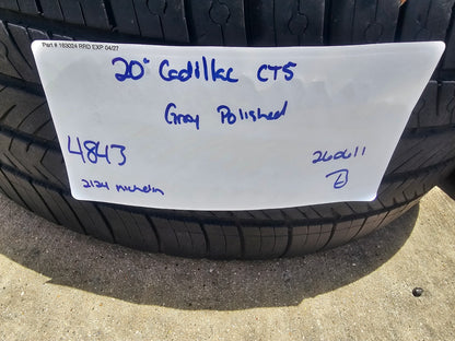 20" Cadillac CT5 CT5-V Platinum OEM 4843 wheels rims 2022 2023 2024 2025 2026