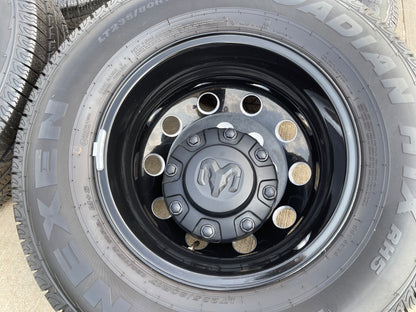 17" Dodge Ram 3500 Dually Laramie wheels rims 2706 2707 OEM black 2024 2025 2026