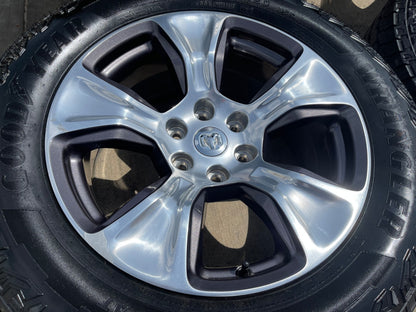 20" Dodge Ram 1500 OEM Laramie LONG HORN wheels rims 2674 tires SET GOODYEAR