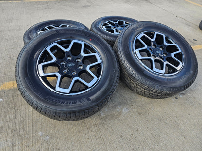 18" Ford Ranger wheels rims tires black 95213 tires 2024 2025 2026 NEW MICHELIN