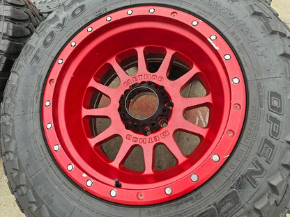 20x12 Method Off Road 305 NV Ford F-250 F-350 rims wheels 8x170 tires TOYO 37"