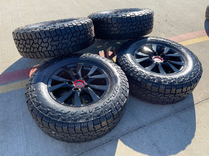 18" Toyota Land Cruiser Tundra TRD PRO OEM 75195 wheels rims SET FALKEN A/T4 NEW