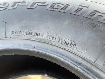 (1) 315/70/17 BFG KO2 A/T tire 315/70R17 LT 10 ply LRC 113S BRAND NEW !!!