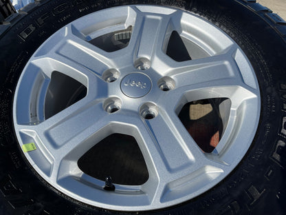 17" Jeep Wrangler Rubicon OEM wheels rims 9216 Gladiator BFG KM2 M/T