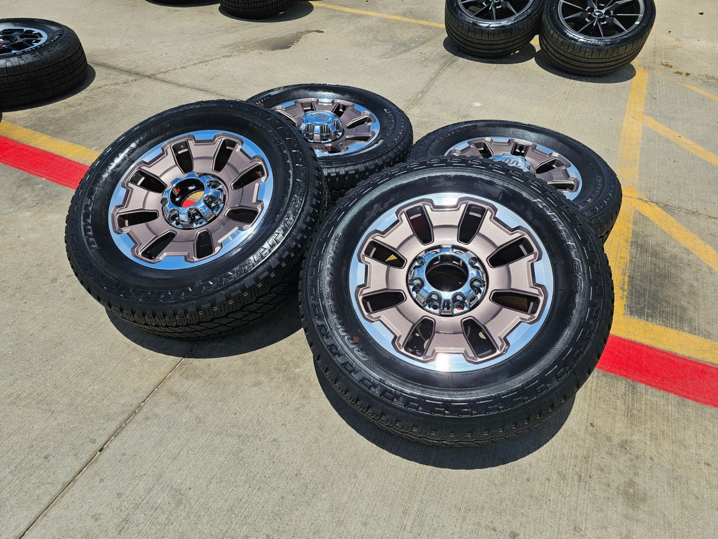 20" Ford F-250 F-350 OEM 10487 LIMITED KING RANCH tan wheels rims SET 2025 2026