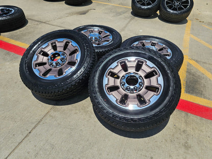 20" Ford F-250 F-350 OEM 10487 LIMITED KING RANCH tan wheels rims SET 2025 2026