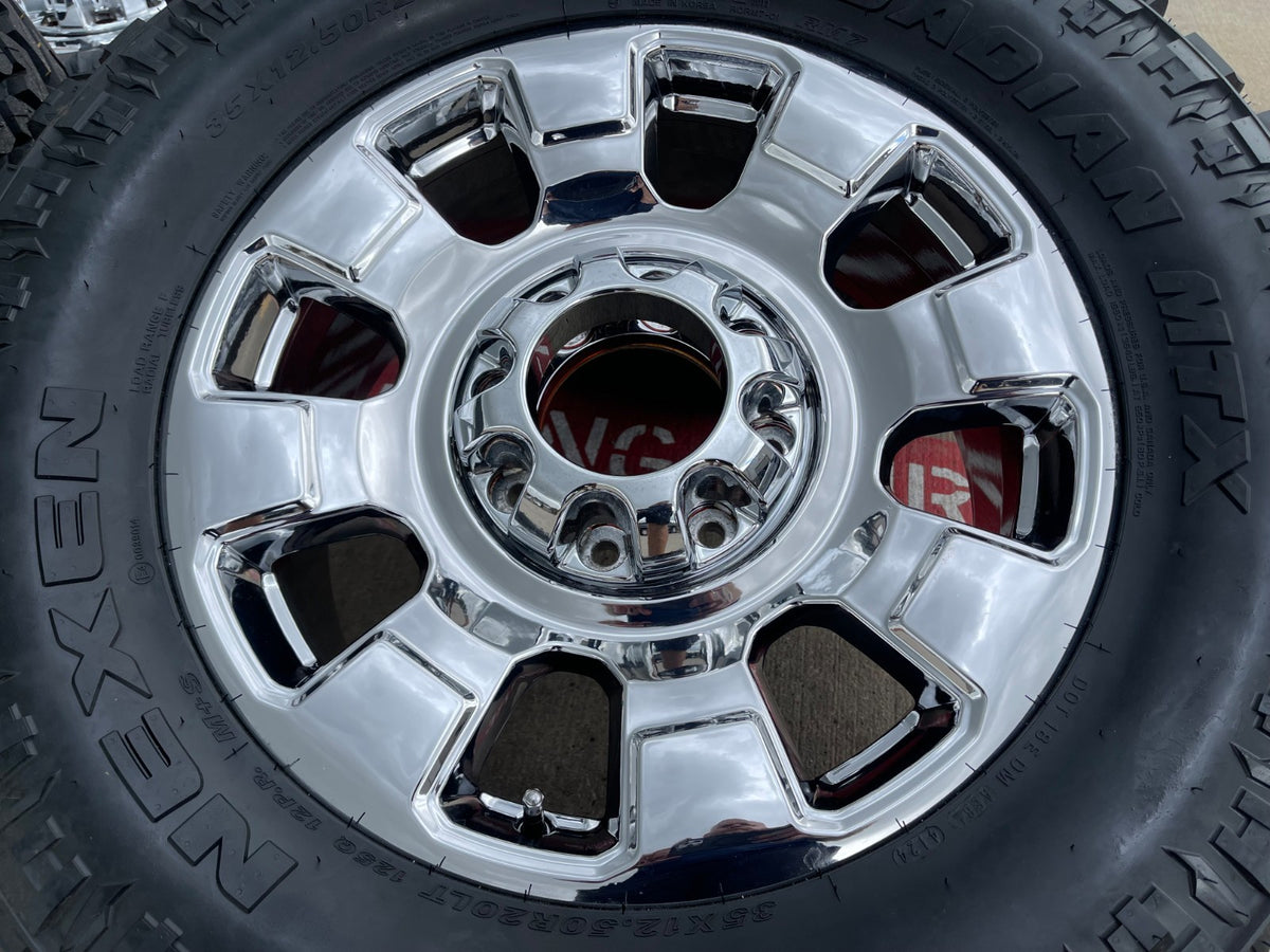 20" Ford F-250 F-350 OEM KING RANCH 10295 25085 10552 chrome wheels rims 35" NEW