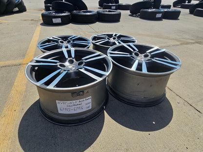 20" 20x9.5 20x11 Porsche Panamera OEM 67415 67416 wheels rims Cayenne GTS SET