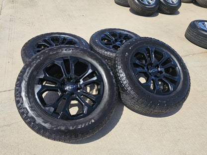 20" Chevy Tahoe Silverado OEM 14090 95417 wheels rims tires SET GOODYEAR A/T