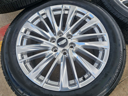 22" Cadillac Escalade Platinum OEM wheels rims tires 2024 2025 2026 2027 NEW