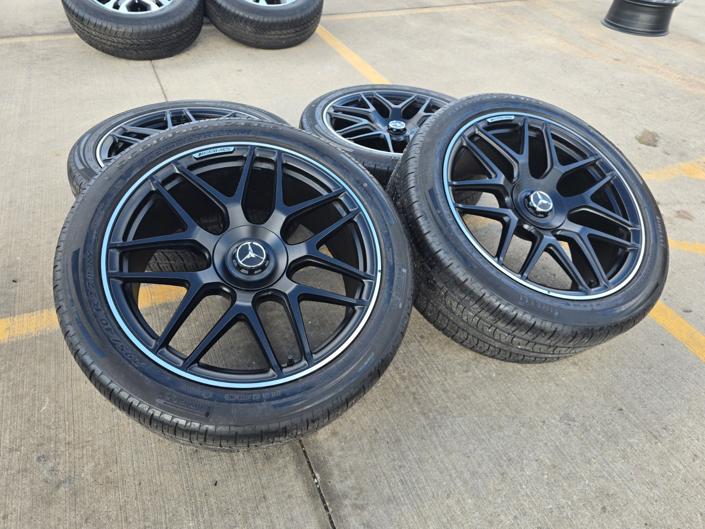 22" Mercedes G Wagon G63 AMG OEM 38658 wheels rims 2021 2022 2023 2024 2025 2026