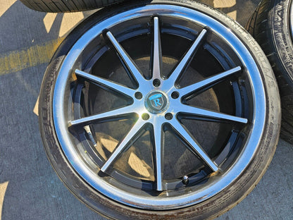 20" Rohana RC10 wheels rims Mustang Accord Camry Q50 Q60 Q70 5x114.3 5x4.5