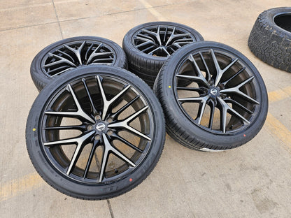 20" Nissan GT-R OEM wheels rims RAYS 62801 62200 GTR 2019 2020 2022 2023 2024