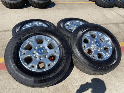 18" Ram 2500 3500 Laramie Power Wagon OEM wheels rims 2693 tires FIRESTONE H/T2