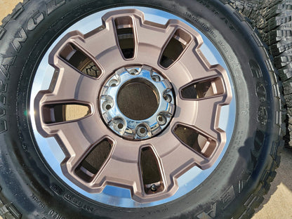 20" Ford F-250 F-350 OEM 10487 KING RANCH tan wheels rims 2024 2025