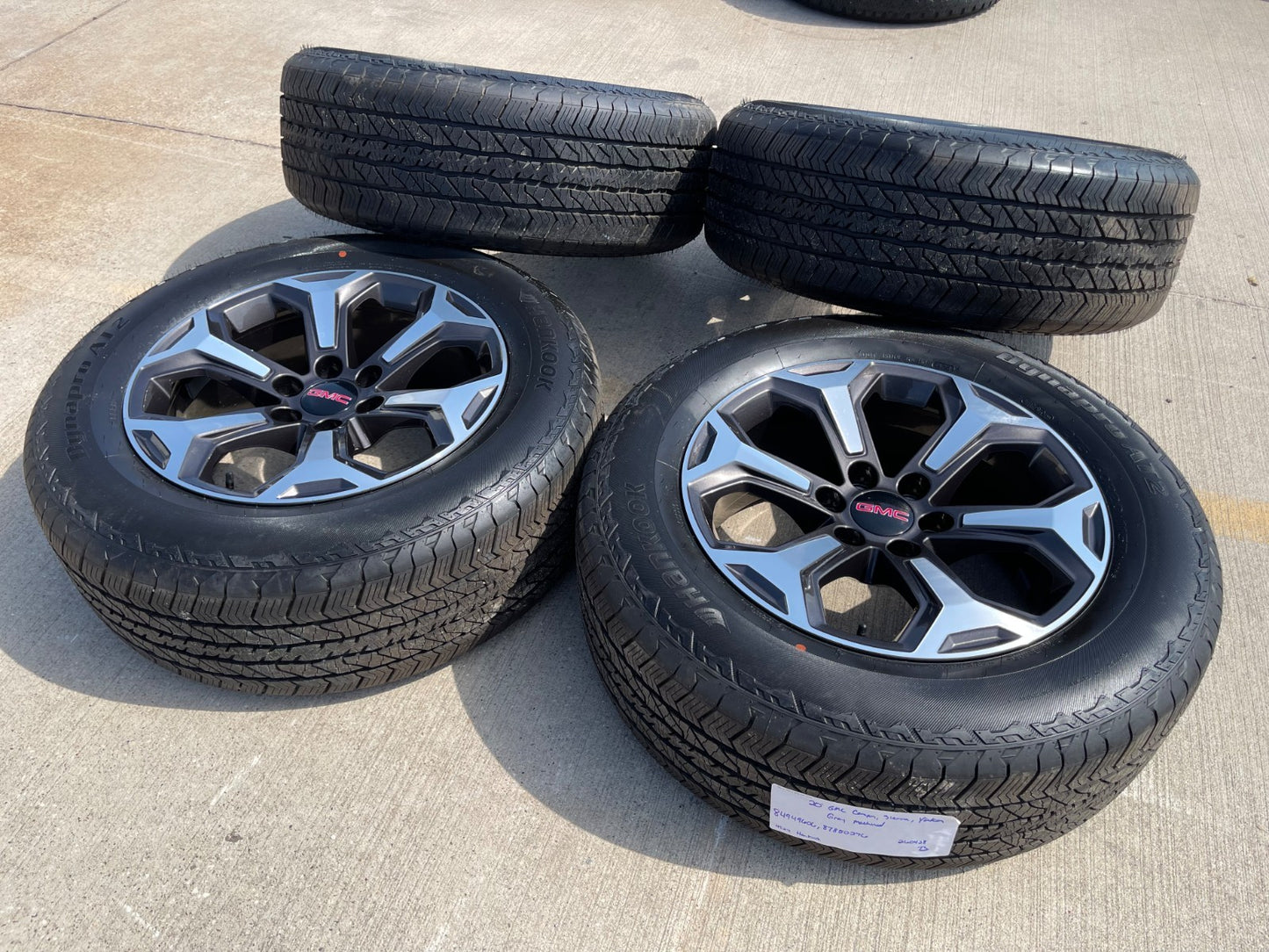 20" GMC Sierra Canyon Chevy Silverado OEM wheels rims 2024 2025 2026 2027 NEW