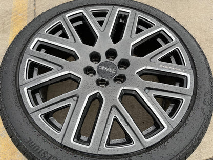 24" GMC Yukon Sierra DENALI OEM wheel rim tire 2022 2023 2024 2025 2026 NEW
