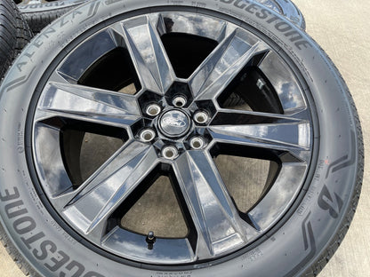 22" Ford F-150 LOBO LARIAT OEM black rims wheels SET Expedition 2026 2027 NEW
