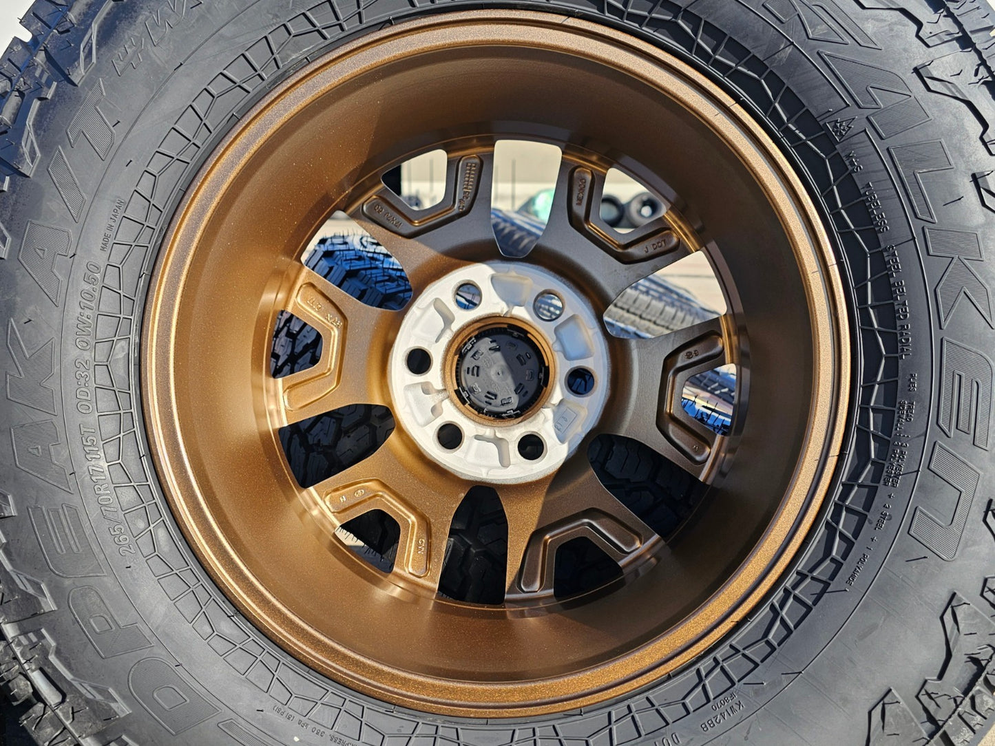 17" Toyota Tacoma 4Runner TRD OEM 94254 10637 BRONZE wheels rims 2025 2026 NEW