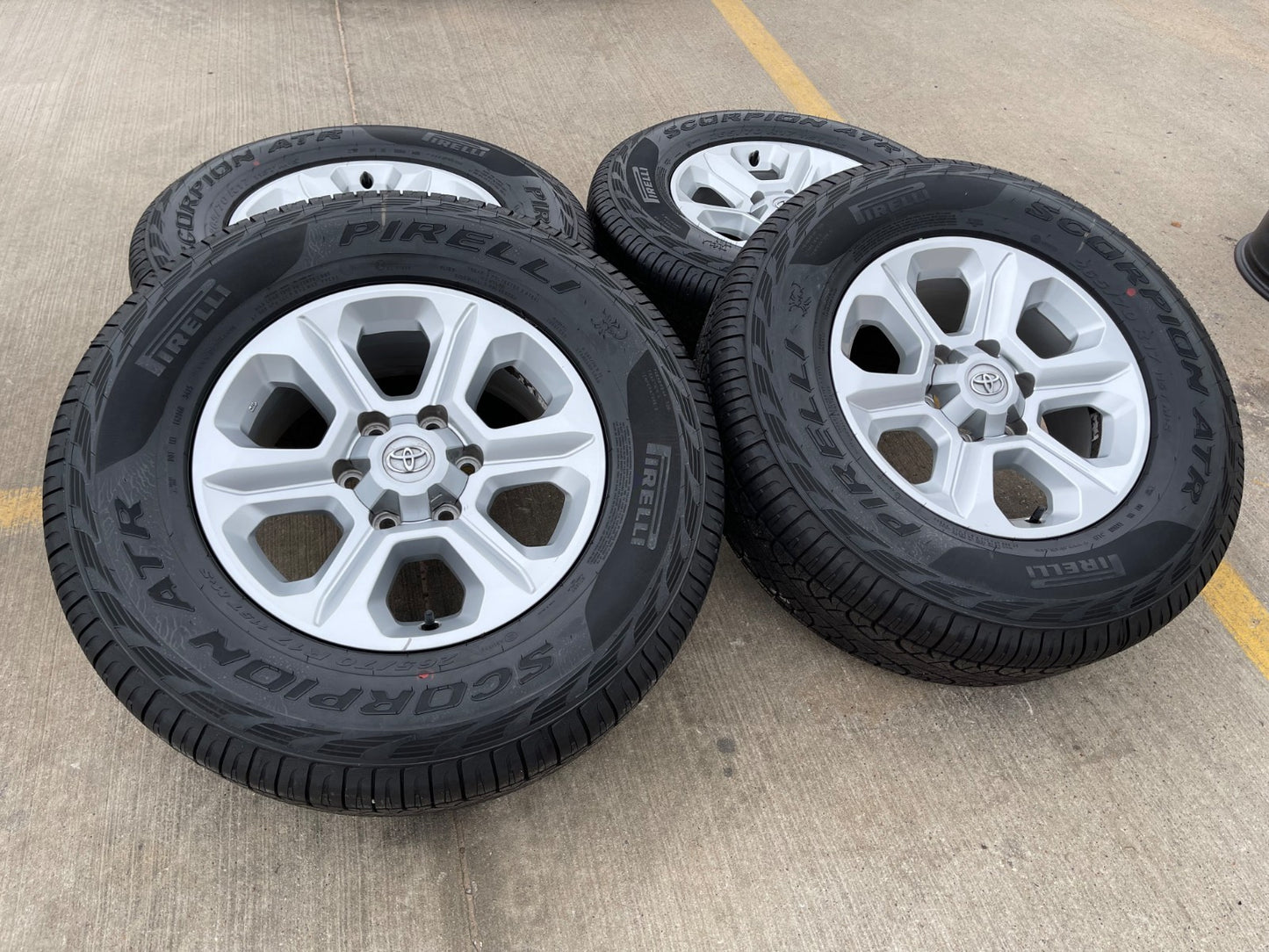 17" 4Runner Toyota Tacoma OEM wheels rims 75153 FJ PIRELLI A/TR NEW
